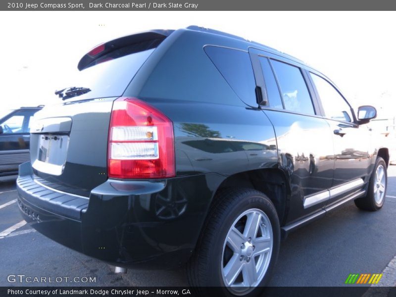 Dark Charcoal Pearl / Dark Slate Gray 2010 Jeep Compass Sport
