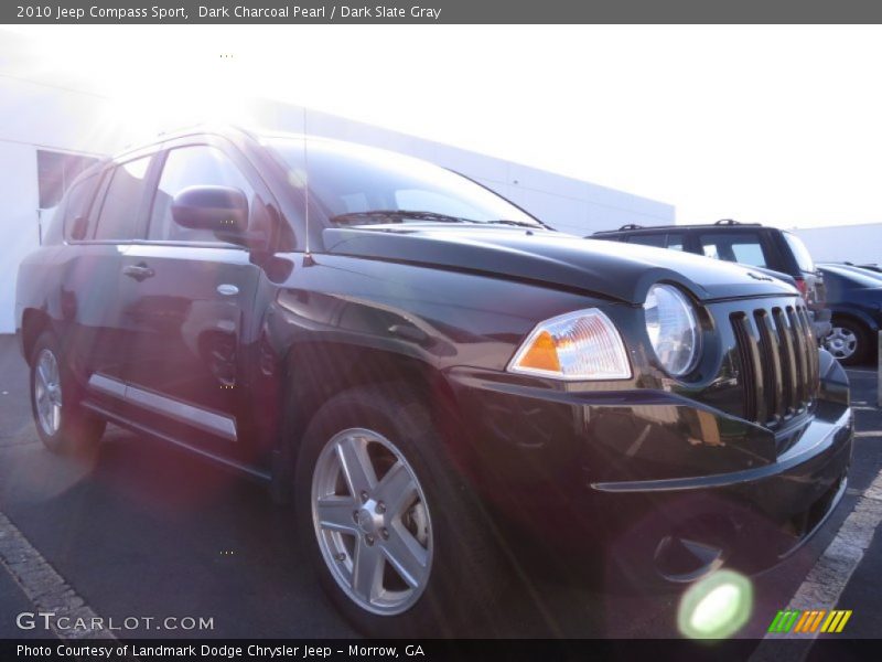 Dark Charcoal Pearl / Dark Slate Gray 2010 Jeep Compass Sport