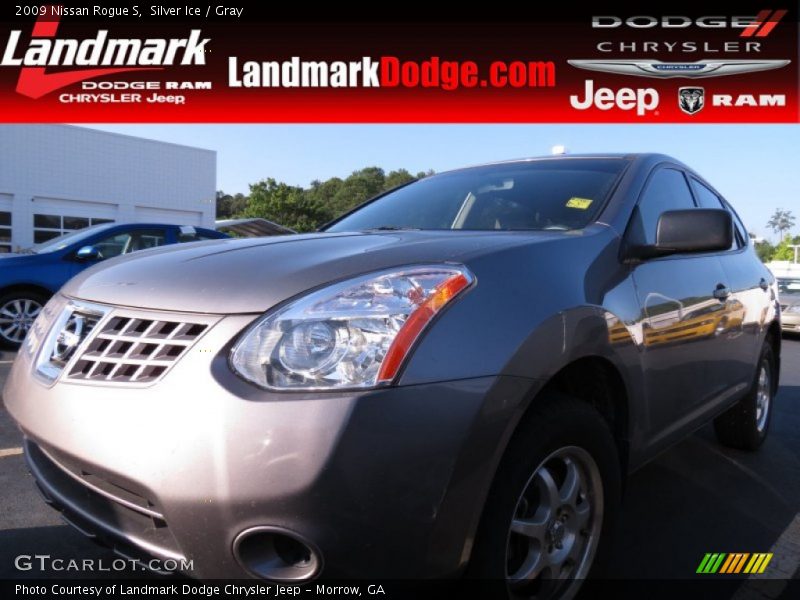 Silver Ice / Gray 2009 Nissan Rogue S