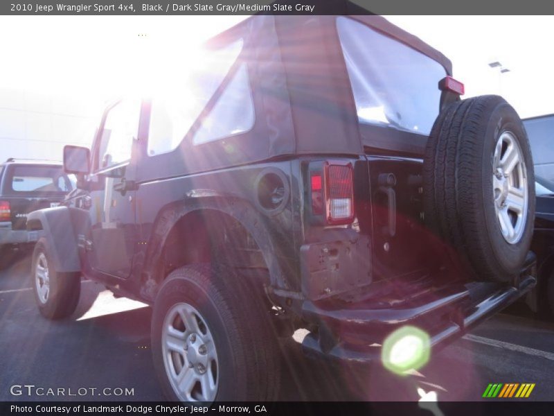 Black / Dark Slate Gray/Medium Slate Gray 2010 Jeep Wrangler Sport 4x4