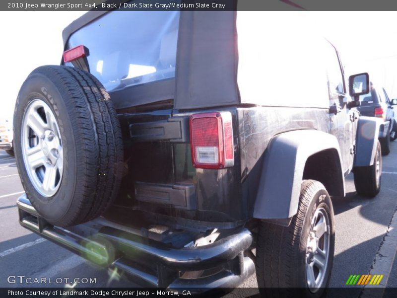 Black / Dark Slate Gray/Medium Slate Gray 2010 Jeep Wrangler Sport 4x4