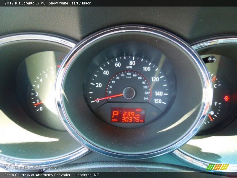 Snow White Pearl / Black 2012 Kia Sorento LX V6