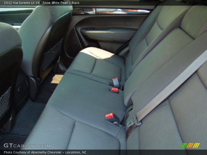 Rear Seat of 2012 Sorento LX V6
