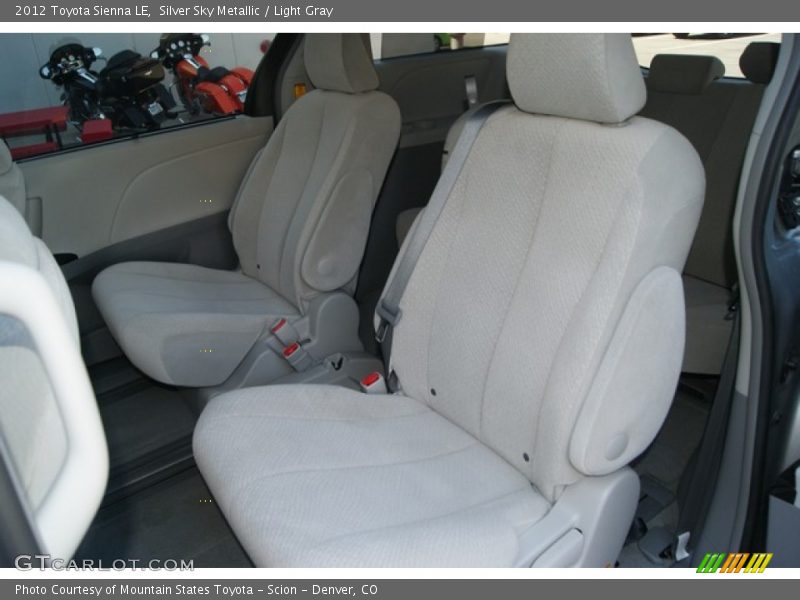Silver Sky Metallic / Light Gray 2012 Toyota Sienna LE