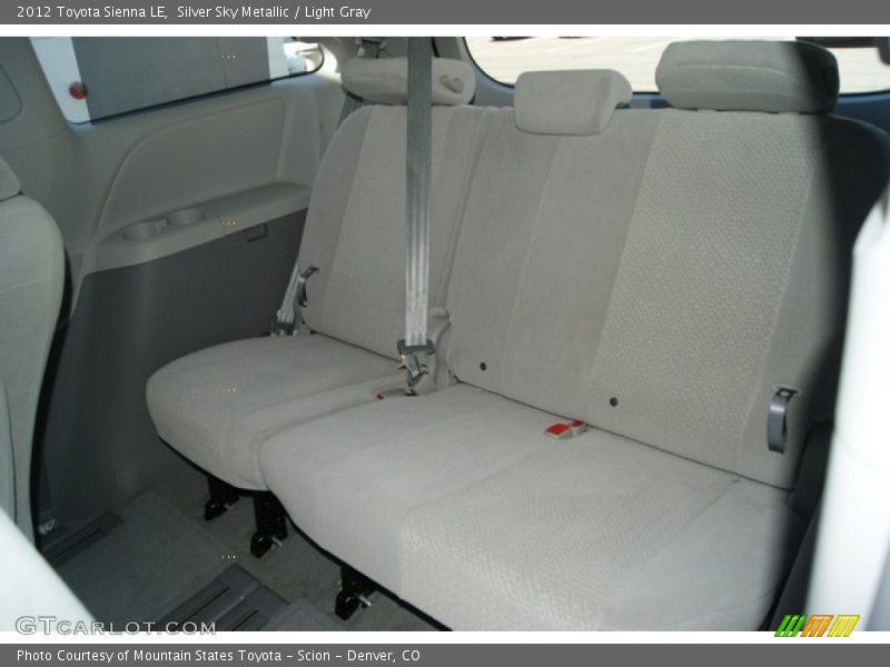 Silver Sky Metallic / Light Gray 2012 Toyota Sienna LE