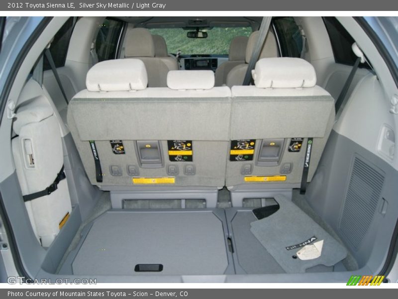 Silver Sky Metallic / Light Gray 2012 Toyota Sienna LE
