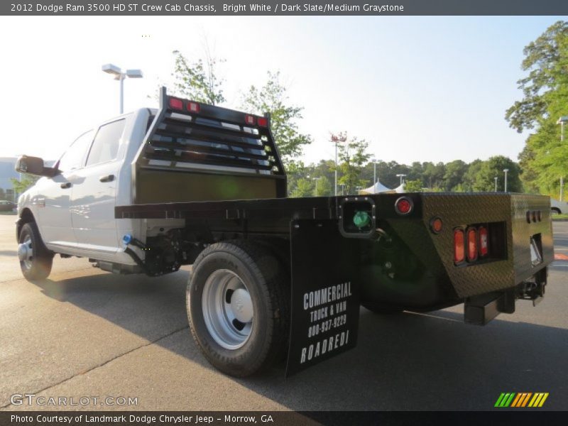 Bright White / Dark Slate/Medium Graystone 2012 Dodge Ram 3500 HD ST Crew Cab Chassis