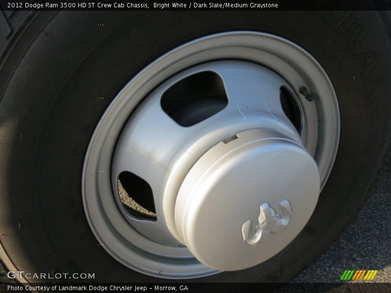 Bright White / Dark Slate/Medium Graystone 2012 Dodge Ram 3500 HD ST Crew Cab Chassis