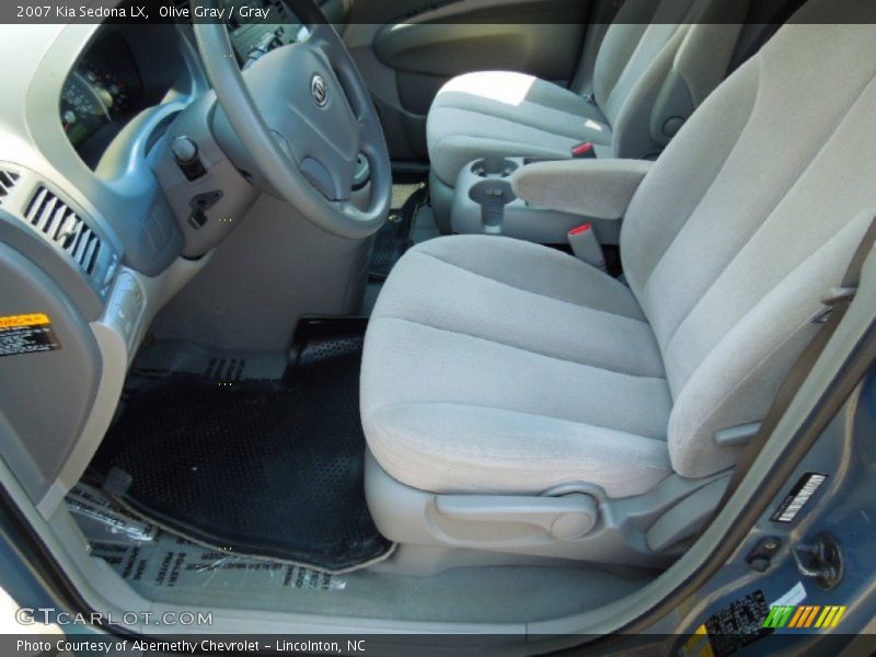 Olive Gray / Gray 2007 Kia Sedona LX