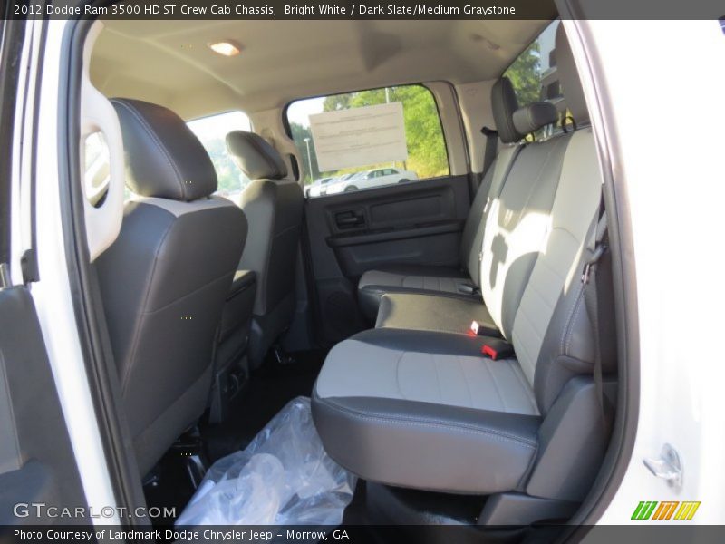 Bright White / Dark Slate/Medium Graystone 2012 Dodge Ram 3500 HD ST Crew Cab Chassis