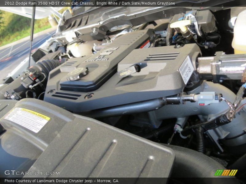 Bright White / Dark Slate/Medium Graystone 2012 Dodge Ram 3500 HD ST Crew Cab Chassis