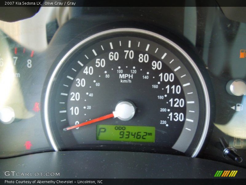 Olive Gray / Gray 2007 Kia Sedona LX