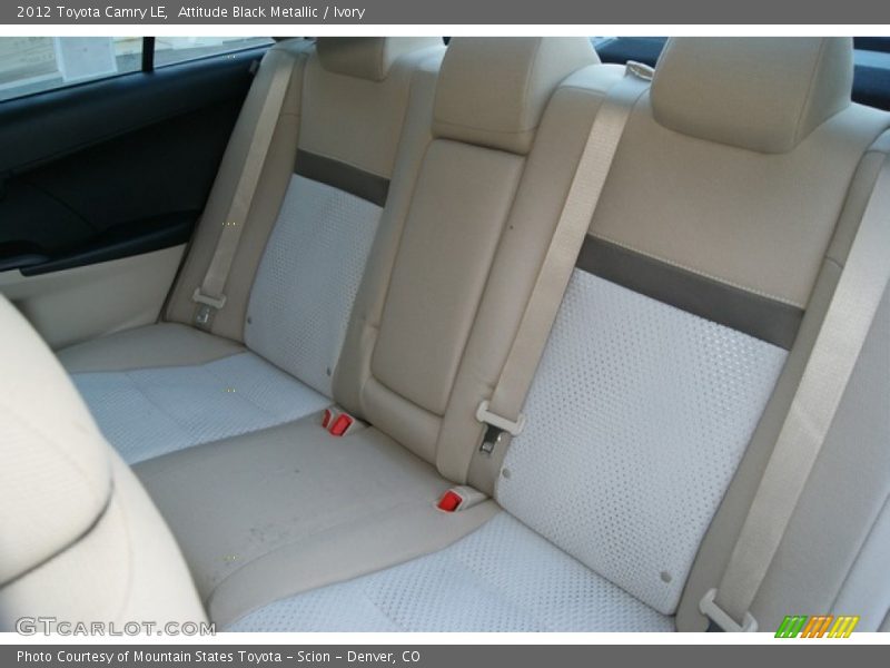 Attitude Black Metallic / Ivory 2012 Toyota Camry LE
