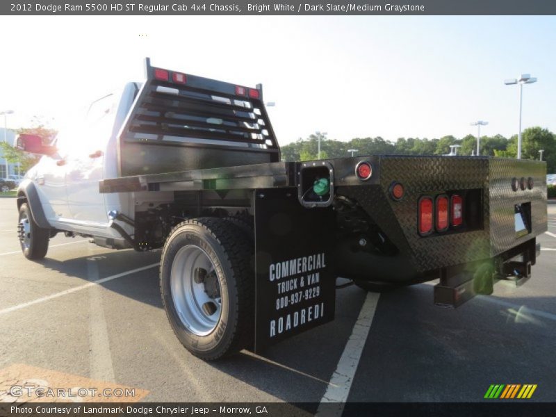 Bright White / Dark Slate/Medium Graystone 2012 Dodge Ram 5500 HD ST Regular Cab 4x4 Chassis