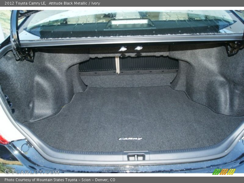 Attitude Black Metallic / Ivory 2012 Toyota Camry LE