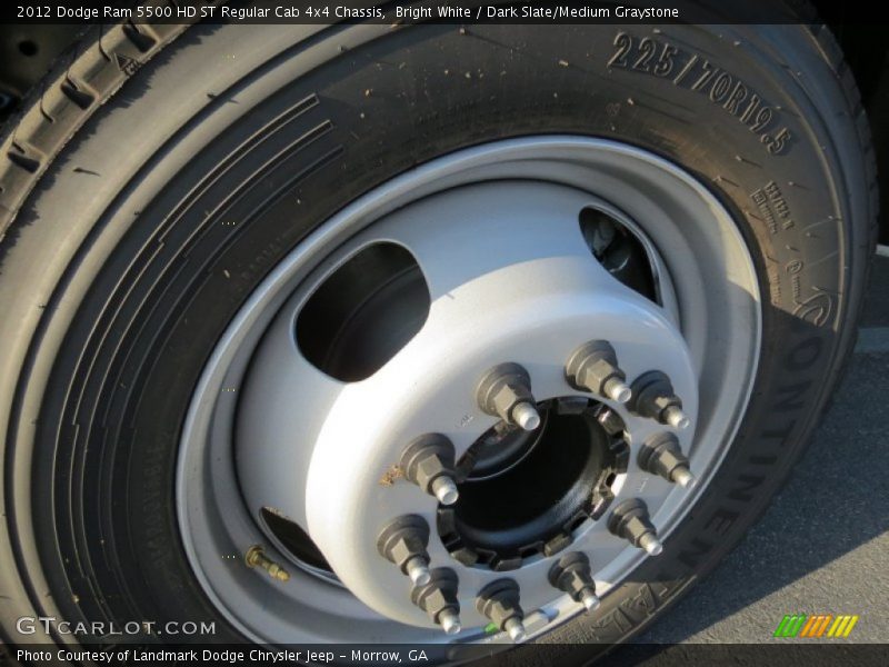 Bright White / Dark Slate/Medium Graystone 2012 Dodge Ram 5500 HD ST Regular Cab 4x4 Chassis