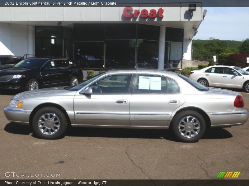 Silver Birch Metallic / Light Graphite 2002 Lincoln Continental