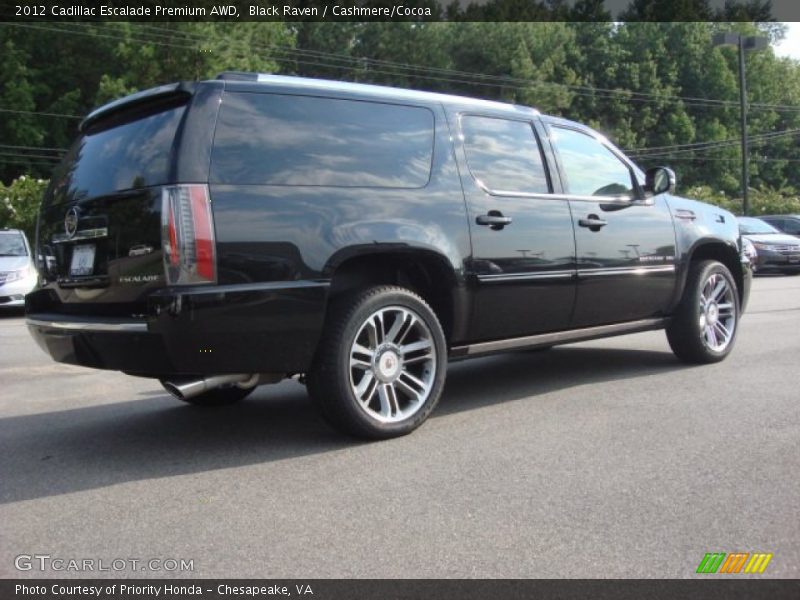 Black Raven / Cashmere/Cocoa 2012 Cadillac Escalade Premium AWD