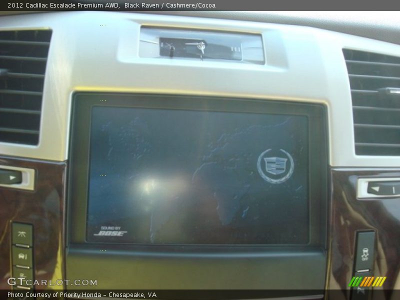 Black Raven / Cashmere/Cocoa 2012 Cadillac Escalade Premium AWD