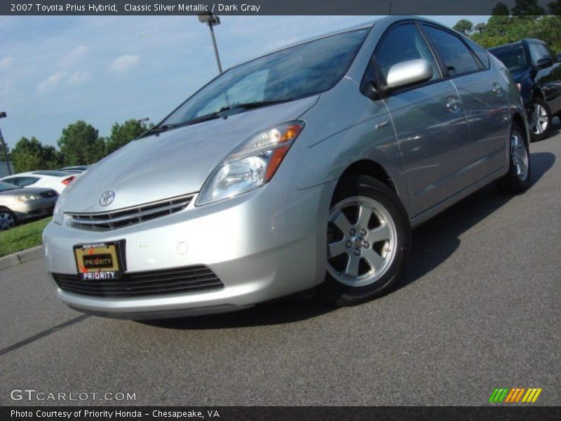 Classic Silver Metallic / Dark Gray 2007 Toyota Prius Hybrid