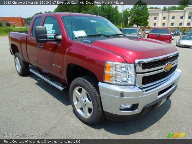 Deep Ruby Metallic / Ebony 2013 Chevrolet Silverado 2500HD LT Extended Cab 4x4