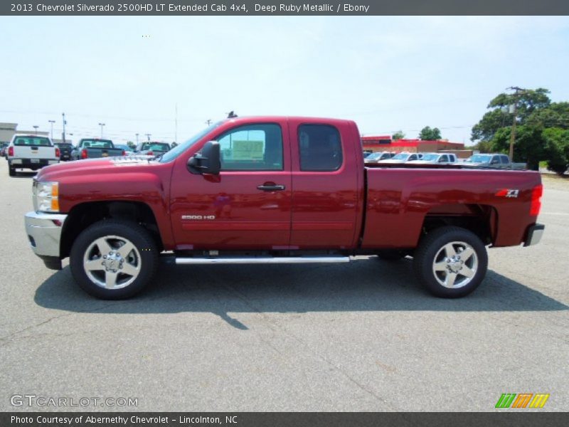 Deep Ruby Metallic / Ebony 2013 Chevrolet Silverado 2500HD LT Extended Cab 4x4