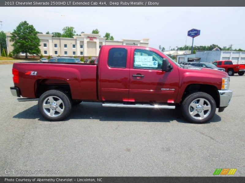 Deep Ruby Metallic / Ebony 2013 Chevrolet Silverado 2500HD LT Extended Cab 4x4