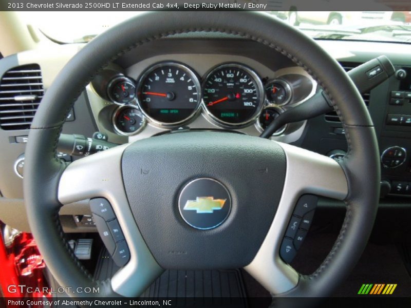 Deep Ruby Metallic / Ebony 2013 Chevrolet Silverado 2500HD LT Extended Cab 4x4