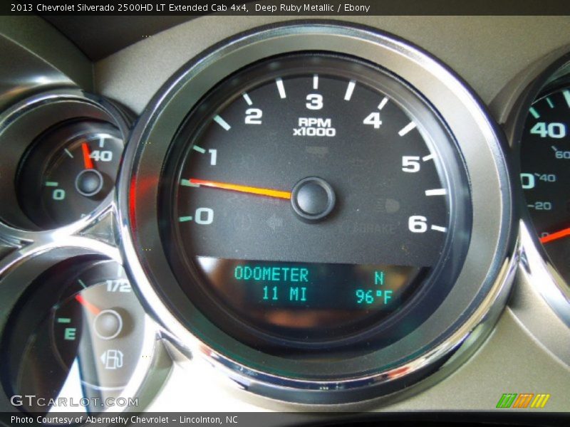Deep Ruby Metallic / Ebony 2013 Chevrolet Silverado 2500HD LT Extended Cab 4x4