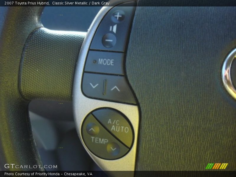 Classic Silver Metallic / Dark Gray 2007 Toyota Prius Hybrid