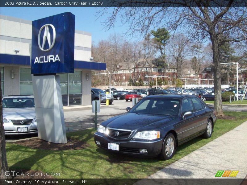 Carbon Gray Pearl / Ebony 2003 Acura RL 3.5 Sedan