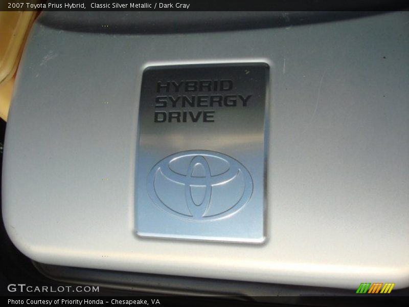 Classic Silver Metallic / Dark Gray 2007 Toyota Prius Hybrid