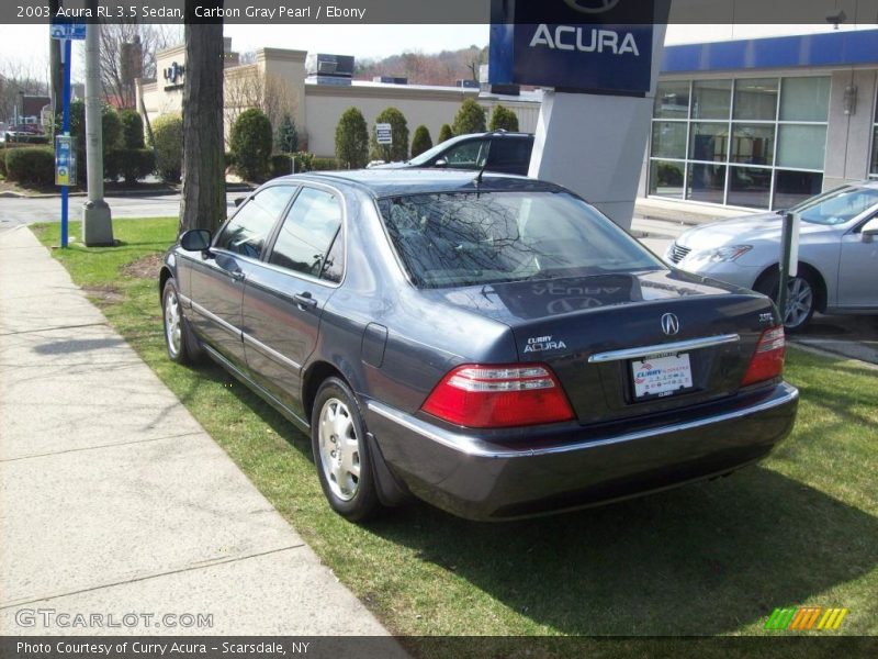 Carbon Gray Pearl / Ebony 2003 Acura RL 3.5 Sedan