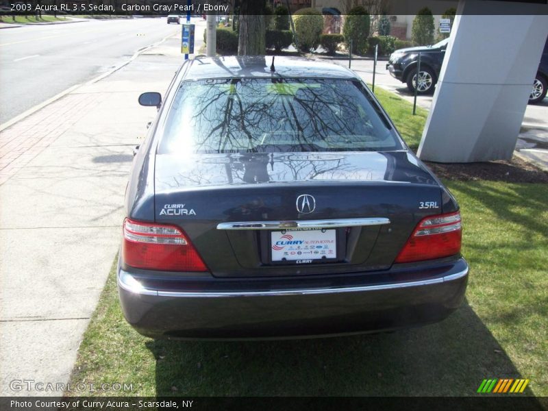 Carbon Gray Pearl / Ebony 2003 Acura RL 3.5 Sedan
