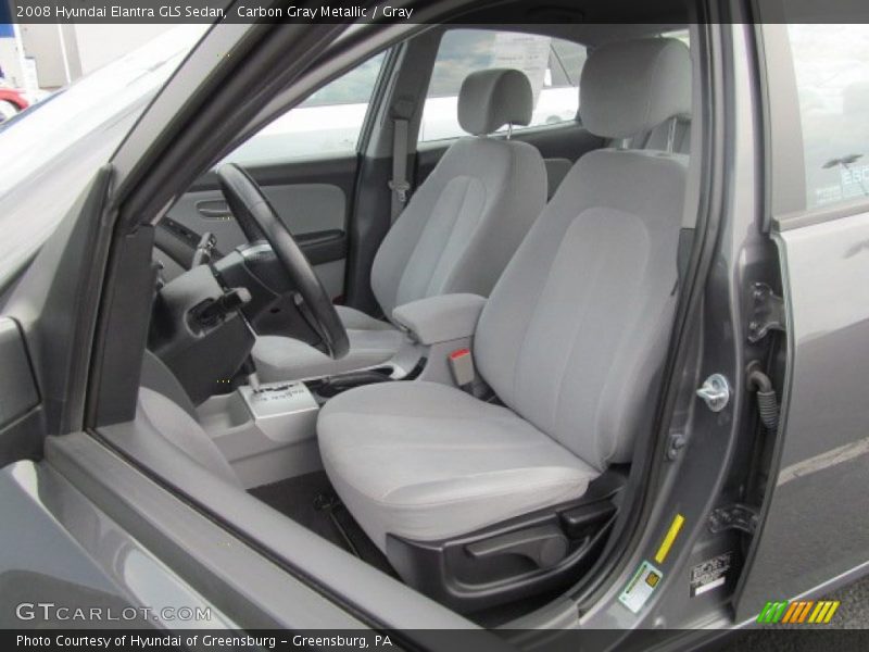 Front Seat of 2008 Elantra GLS Sedan