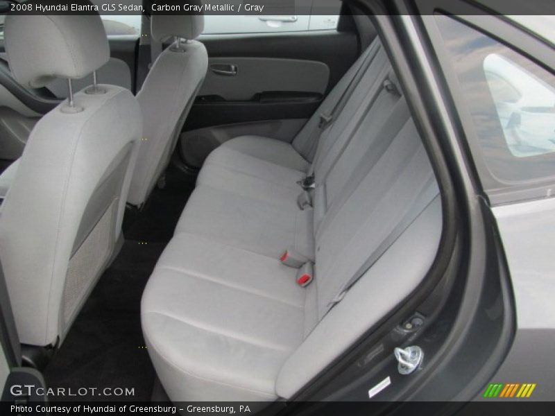 Rear Seat of 2008 Elantra GLS Sedan