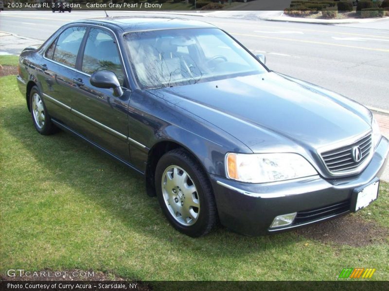 Carbon Gray Pearl / Ebony 2003 Acura RL 3.5 Sedan