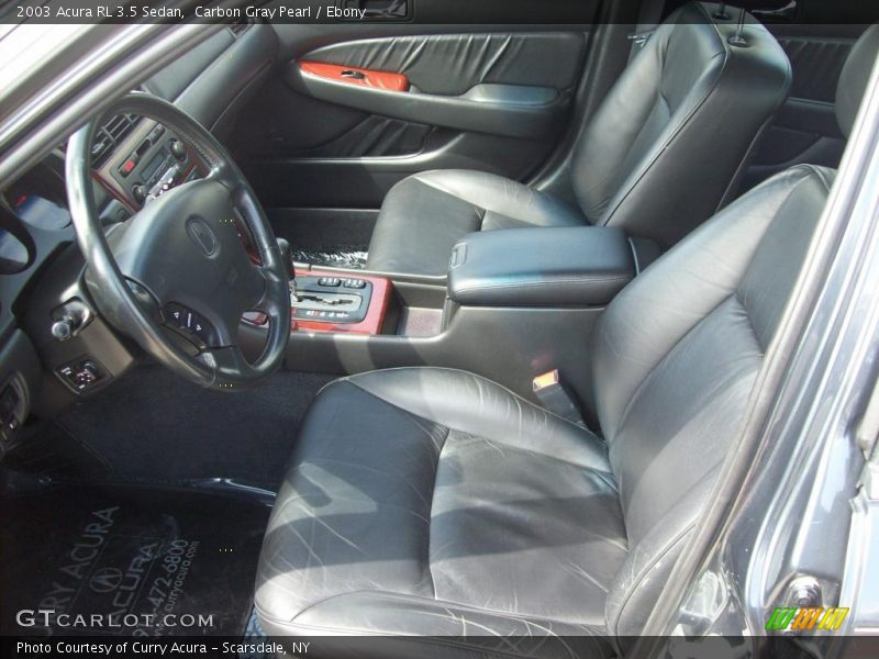 Carbon Gray Pearl / Ebony 2003 Acura RL 3.5 Sedan