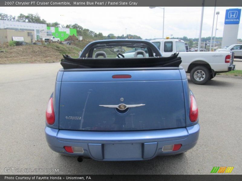 Marine Blue Pearl / Pastel Slate Gray 2007 Chrysler PT Cruiser Convertible