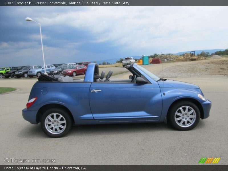 Marine Blue Pearl / Pastel Slate Gray 2007 Chrysler PT Cruiser Convertible