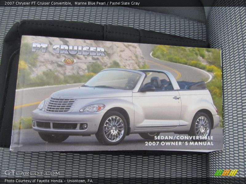 Marine Blue Pearl / Pastel Slate Gray 2007 Chrysler PT Cruiser Convertible