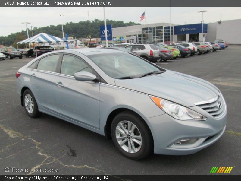 Iridescent Silver Blue Pearl / Gray 2013 Hyundai Sonata GLS