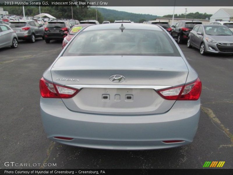 Iridescent Silver Blue Pearl / Gray 2013 Hyundai Sonata GLS