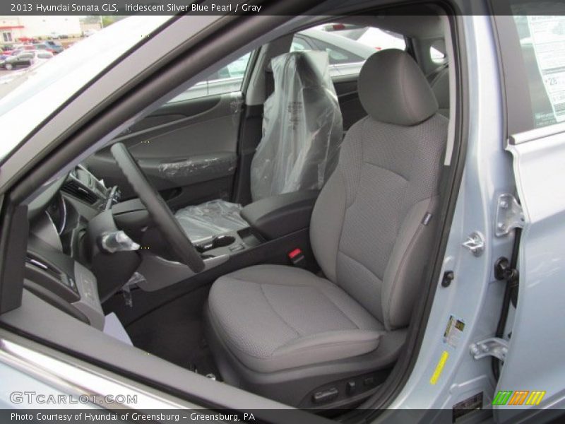 Iridescent Silver Blue Pearl / Gray 2013 Hyundai Sonata GLS