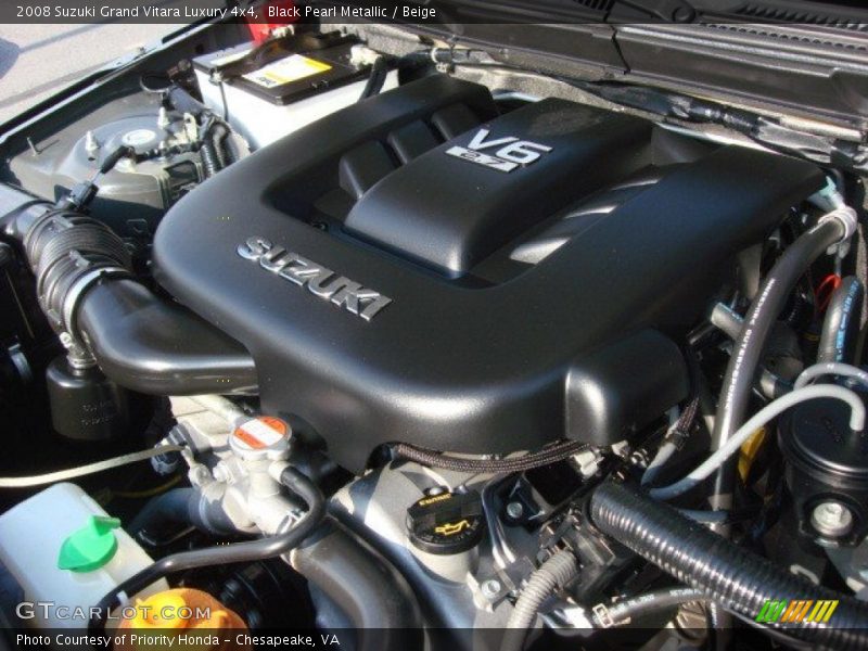 Black Pearl Metallic / Beige 2008 Suzuki Grand Vitara Luxury 4x4