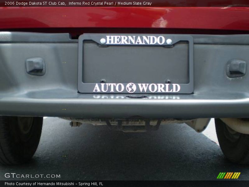 Inferno Red Crystal Pearl / Medium Slate Gray 2006 Dodge Dakota ST Club Cab
