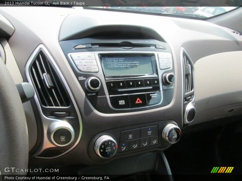 Controls of 2013 Tucson GL
