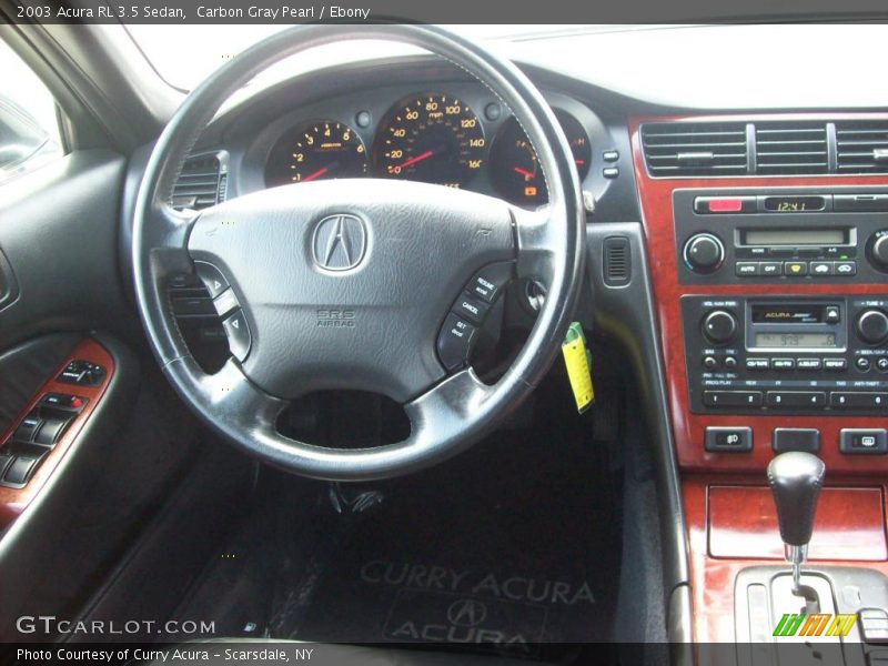 Carbon Gray Pearl / Ebony 2003 Acura RL 3.5 Sedan