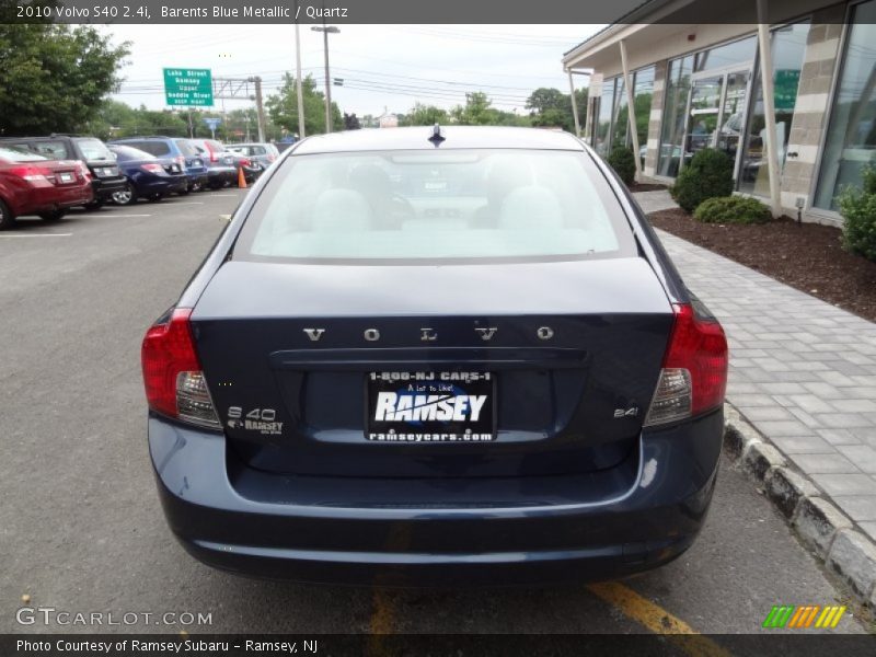Barents Blue Metallic / Quartz 2010 Volvo S40 2.4i