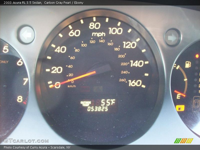 Carbon Gray Pearl / Ebony 2003 Acura RL 3.5 Sedan